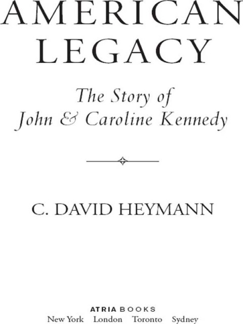 Cover image for book American Legacy