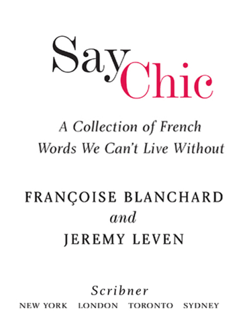 Cover image for book Say Chic