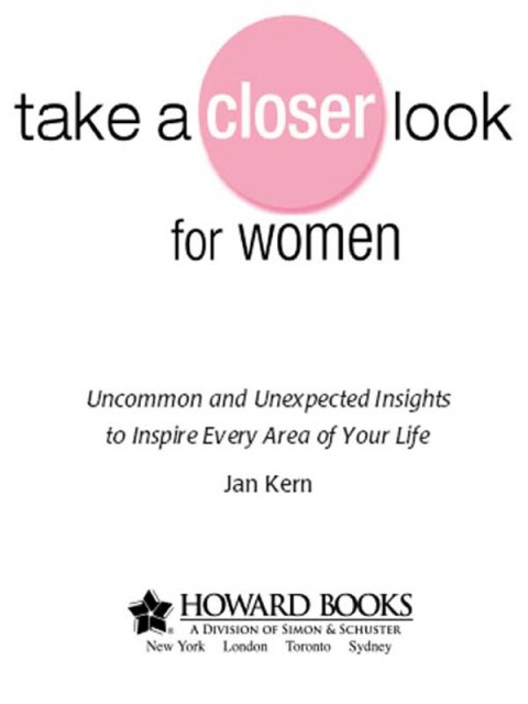 Cover image for book Take a Closer Look for Women