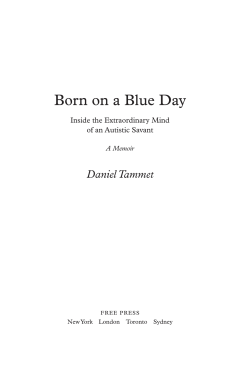 Cover image for book Born On A Blue Day
