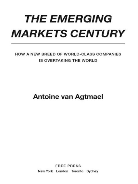 Cover image for book The Emerging Markets Century