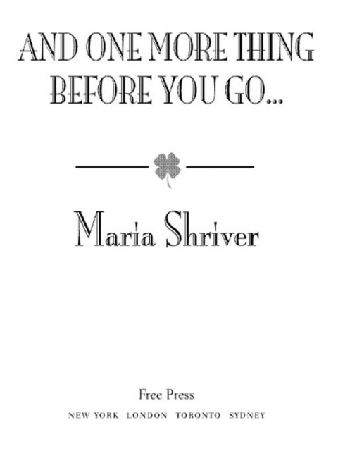 Cover image for book And One More Thing Before You Go...