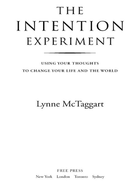 Cover image for book The Intention Experiment