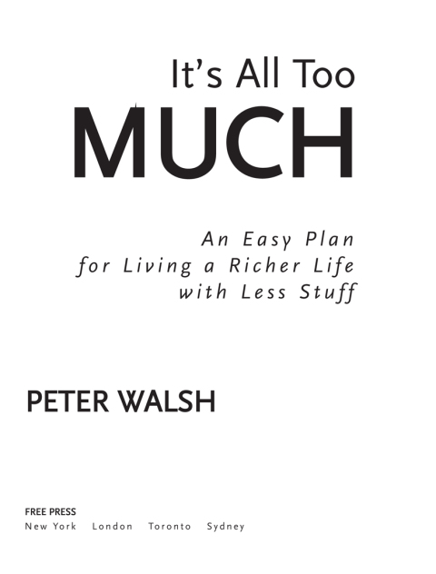 Cover image for book It's All Too Much