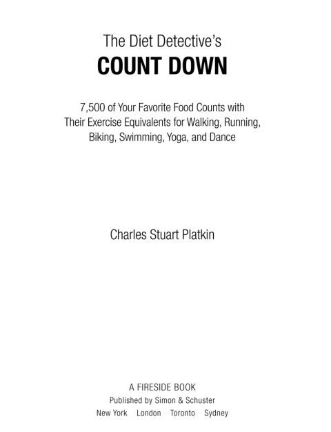 Cover image for book The Diet Detective's Count Down