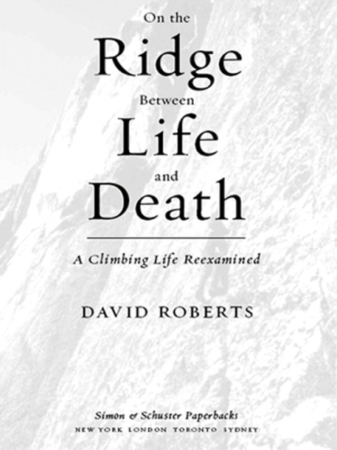 Cover image for book On the Ridge Between Life and Death