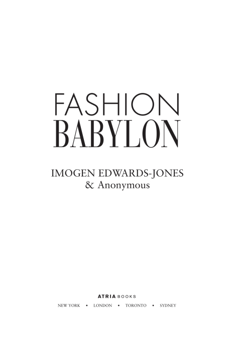 Cover image for book Fashion Babylon