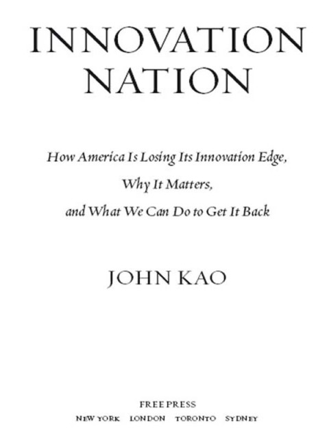 Cover image for book Innovation Nation