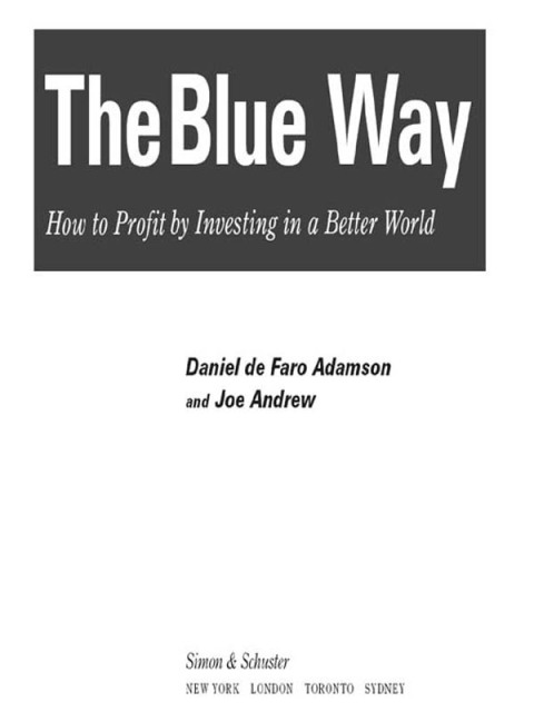 Cover image for book The Blue Way