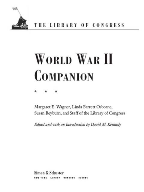 Cover image for book The Library of Congress World War II Companion