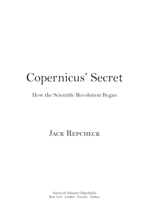 Cover image for book Copernicus' Secret