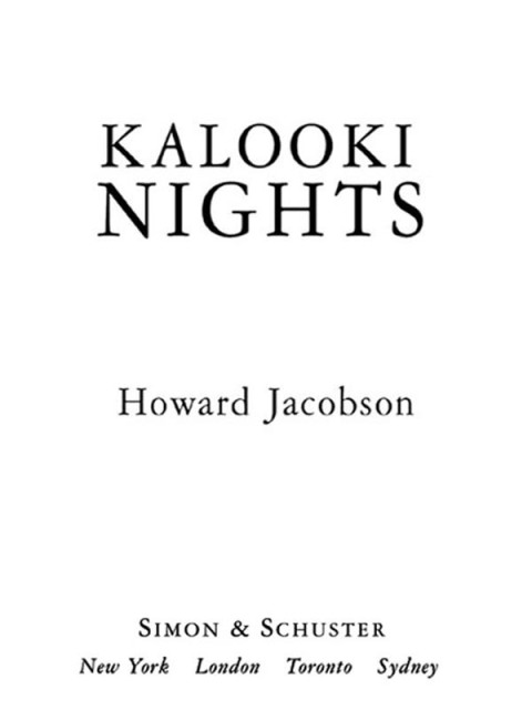 Cover image for book Kalooki Nights