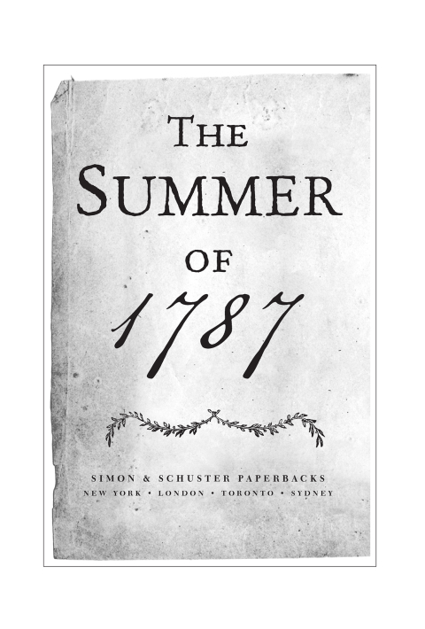 Cover image for book The Summer of 1787