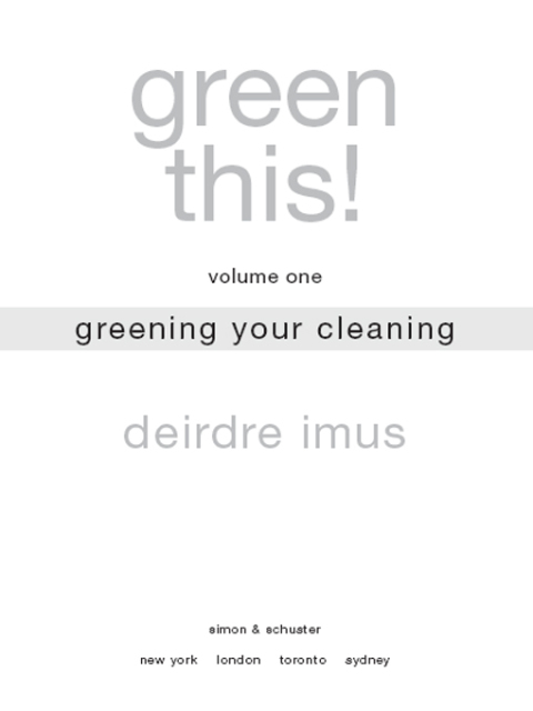 Cover image for book Green This! Volume 1