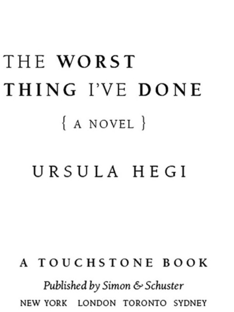 Cover image for book The Worst Thing I've Done