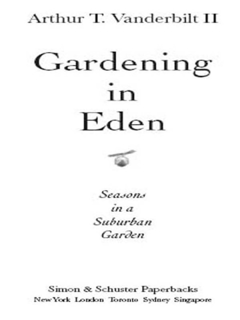 Cover image for book Gardening in Eden