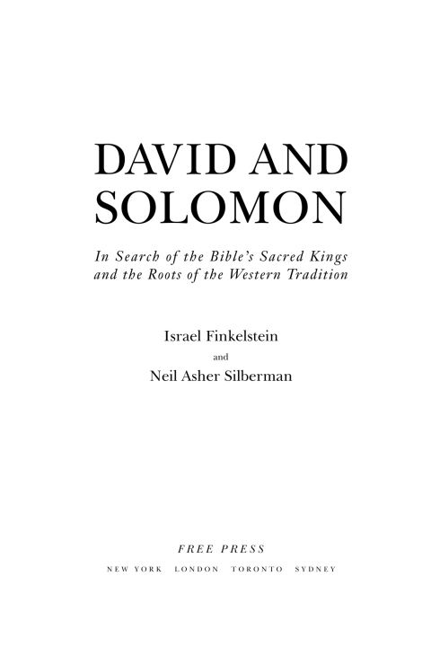 Cover image for book David and Solomon