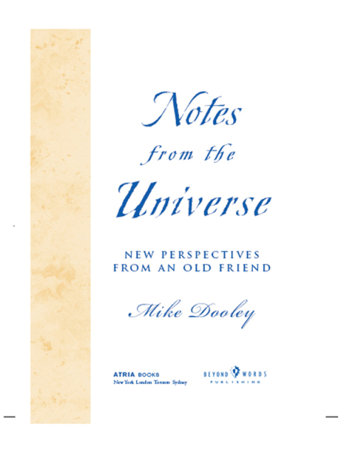 Cover image for book Notes from the Universe