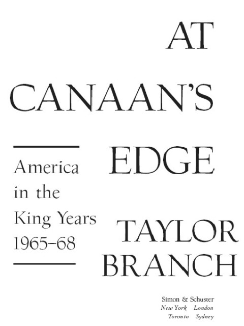 Cover image for book At Canaan's Edge