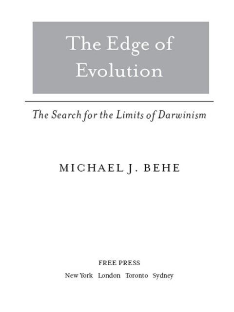Cover image for book The Edge of Evolution