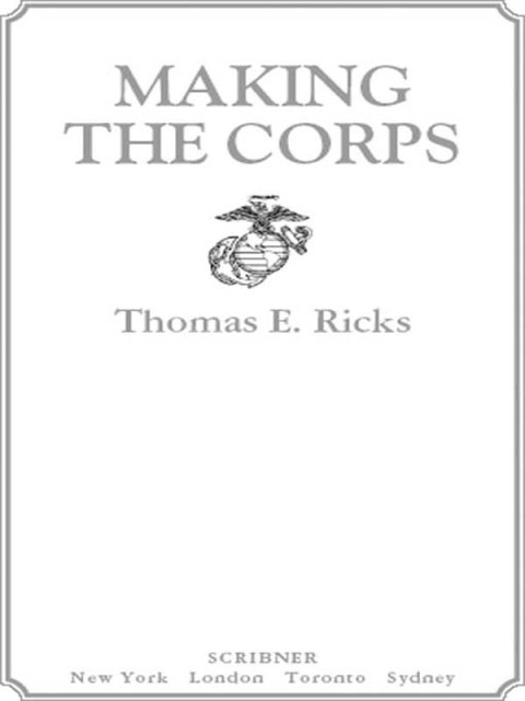 Cover image for book Making the Corps