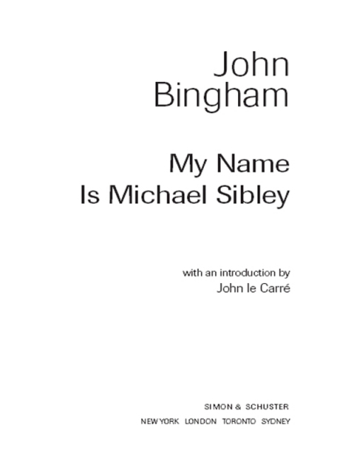 Cover image for book My Name is Michael Sibley