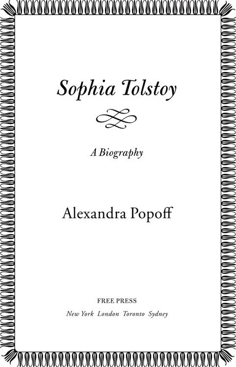 Cover image for book Sophia Tolstoy