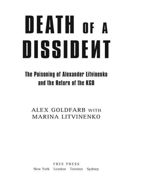 Cover image for book Death of a Dissident