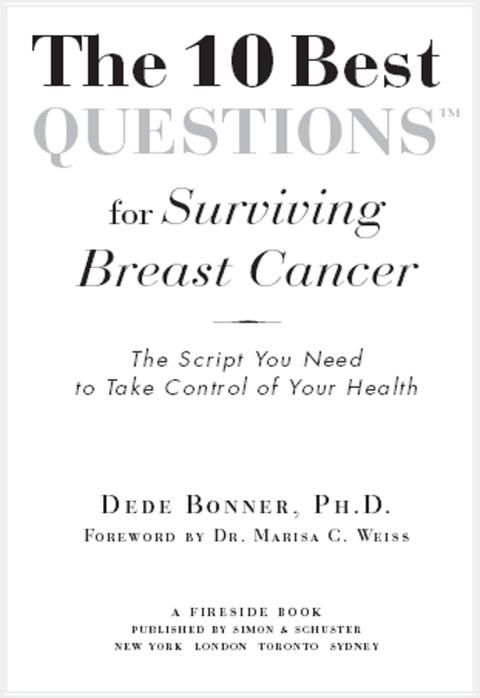 Cover image for book The 10 Best Questions for Surviving Breast Cancer