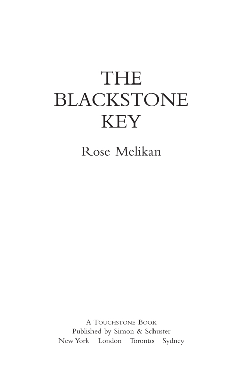 Cover image for book The Blackstone Key