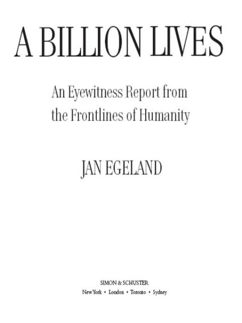 Cover image for book A Billion Lives
