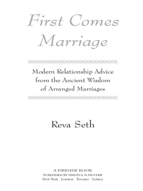 Cover image for book First Comes Marriage