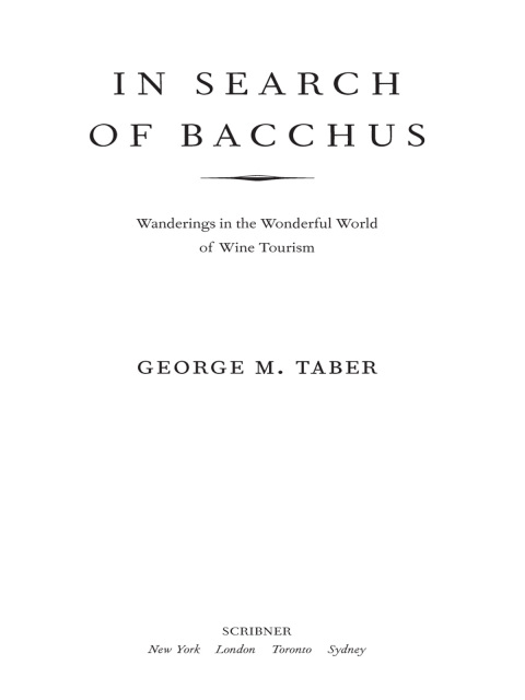 Cover image for book In Search of Bacchus