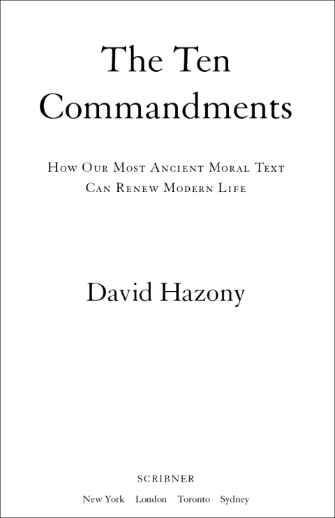 Cover image for book The Ten Commandments