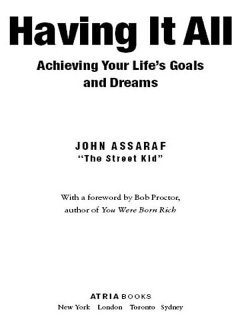 Cover image for book Having It All