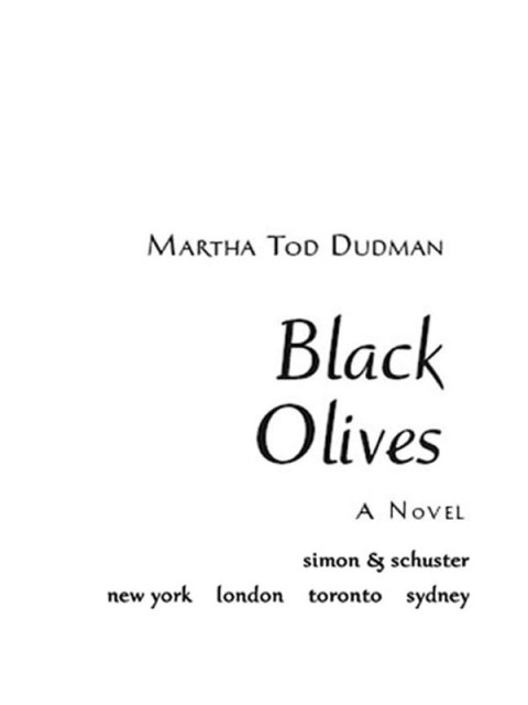 Cover image for book Black Olives