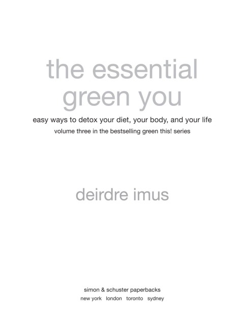 Cover image for book The Essential Green You
