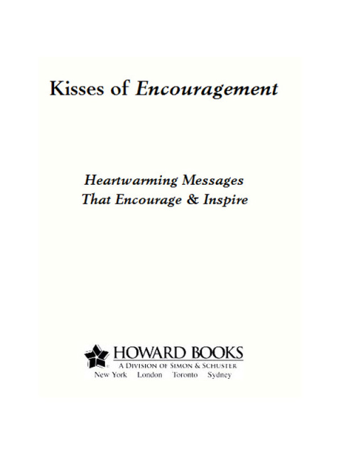 Cover image for book Kisses of Encouragement