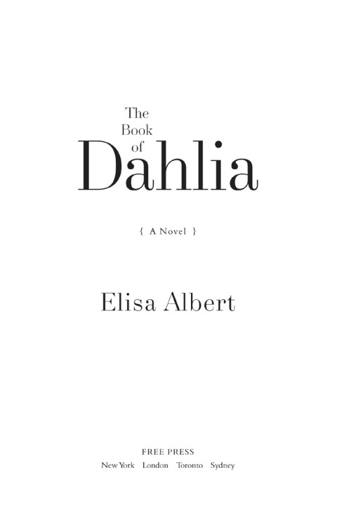 Cover image for book The Book of Dahlia