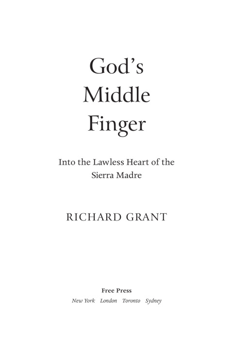 Cover image for book God's Middle Finger