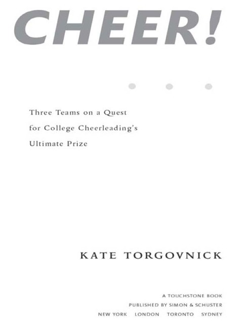 Cover image for book Cheer!