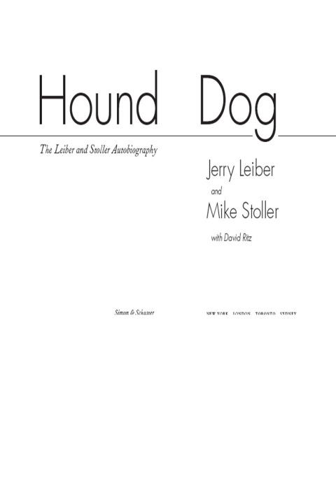 Cover image for book Hound Dog