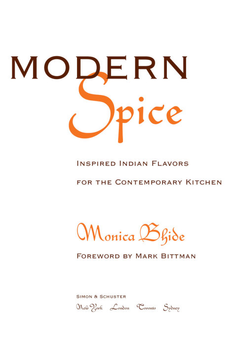 Cover image for book Modern Spice