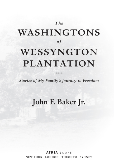 Cover image for book The Washingtons of Wessyngton Plantation