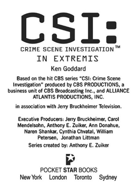 Cover image for book CSI: In Extremis