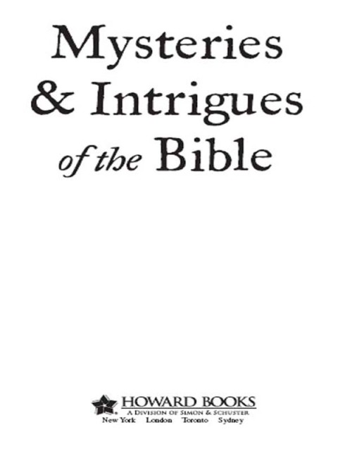 Cover image for book Mysteries & Intrigues of the Bible
