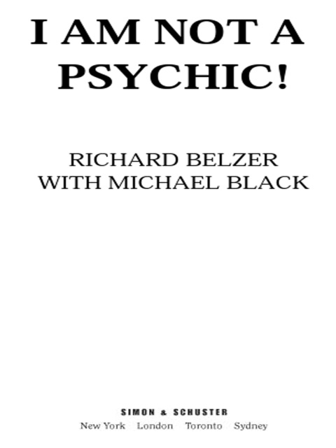 Cover image for book I Am Not a Psychic!