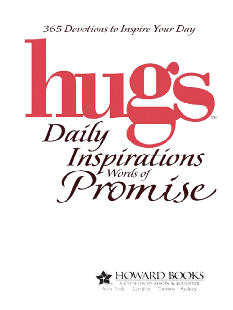 Cover image for book Hugs Daily Inspirations Words of Promise