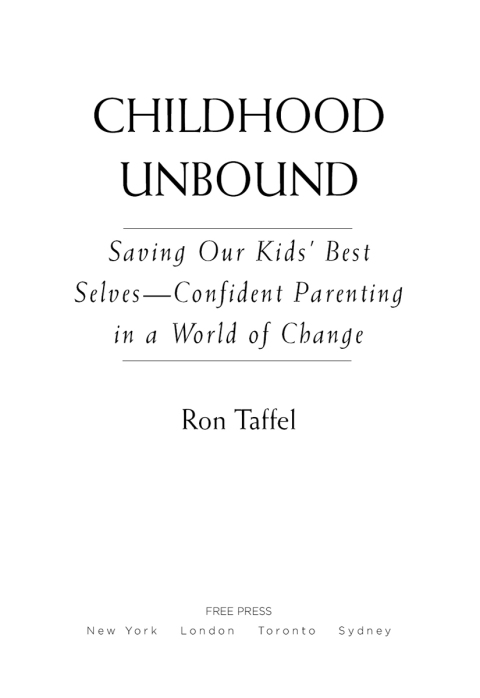 Cover image for book Childhood Unbound