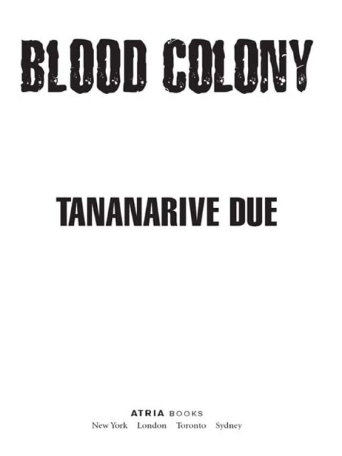 Cover image for book Blood Colony